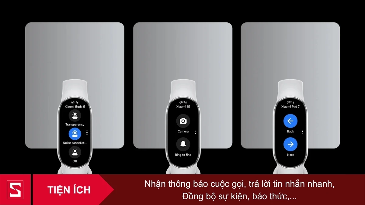 Vòng tay Xiaomi Smart Band 10 với các tiện ích mở rộng