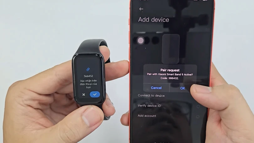 Hướng dẫn kết nối vòng đeo tay thông minh Xiaomi Mi Band 9 Active với điện thoại