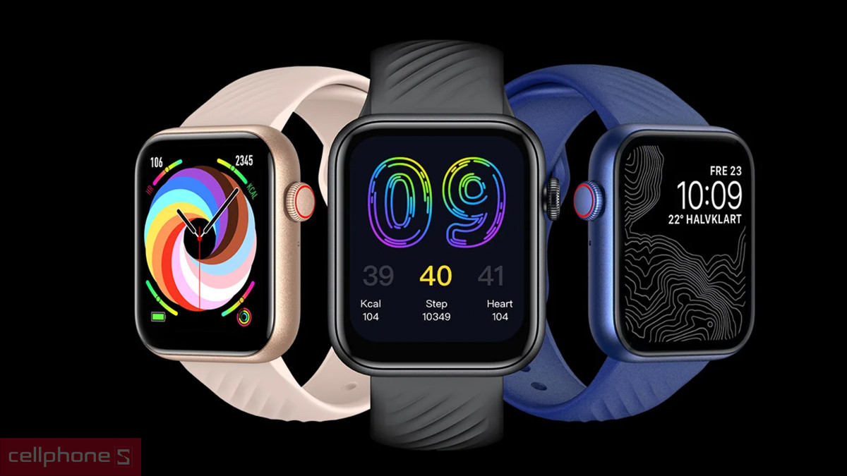 Đồng bộ Apple Health, hỗ trợ tùy chỉnh hơn 100 mặt đồng hồ 