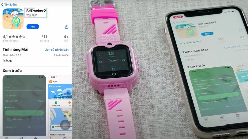 Hướng dẫn kết nối đồng hồ định vị trẻ em Wonlex KT33 với smartphone