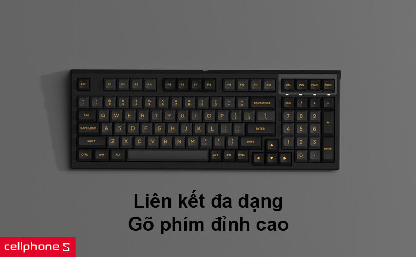 Bàn phím cơ không dây FL-Esports FL980SAM Polar