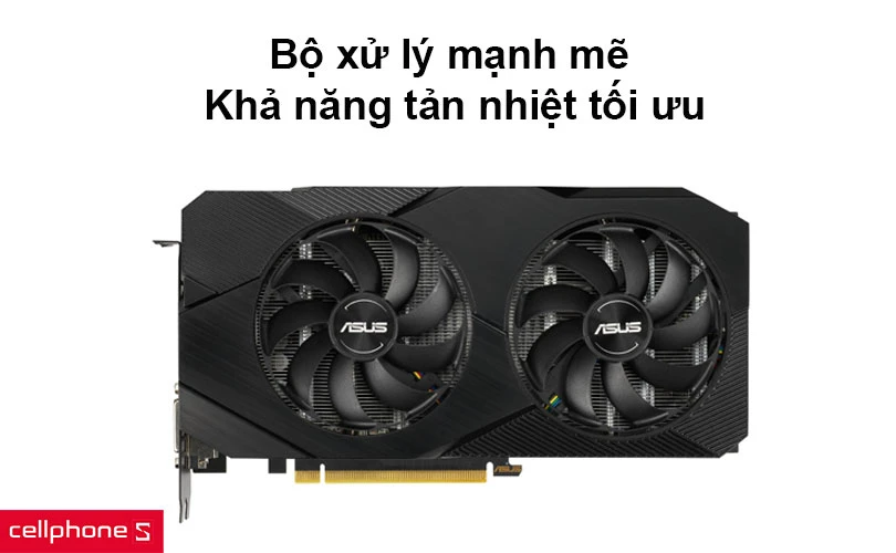 Card màn hình Asus DUAL RTX 2060-O6G EVO