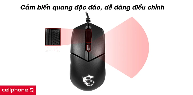Chuột gaming có dây MSI Clutch GM11 