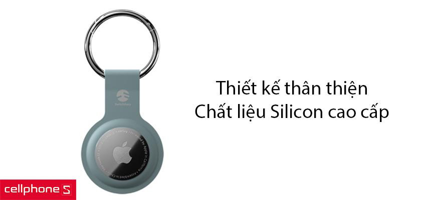 Dây đeo Airtag Switcheasy Skin Silicon Loop