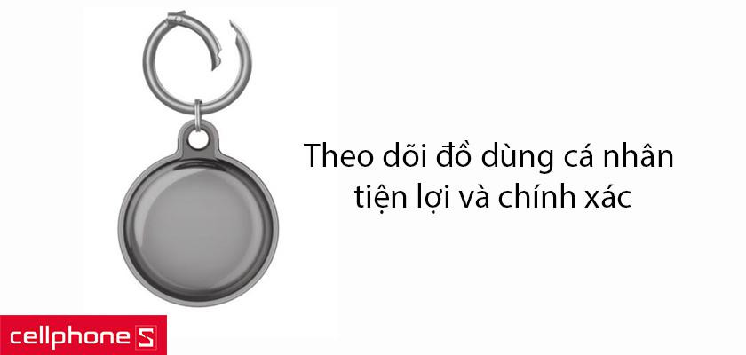 Dây đeo Apple AirTag UniQ Glase Slim TPU Glossy