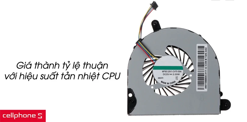 Cách chọn lựa tản nhiệt laptop CPU phù hợp