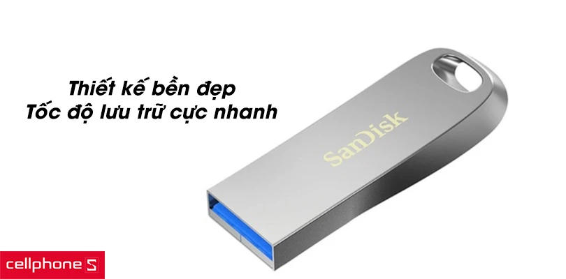 USB 3.1 Sandisk CZ74 Ultra Luxe 256GB