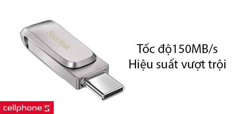 USB OTG 3.1 Sandisk Ultra Dual Drive Type-C DDC4 32GB