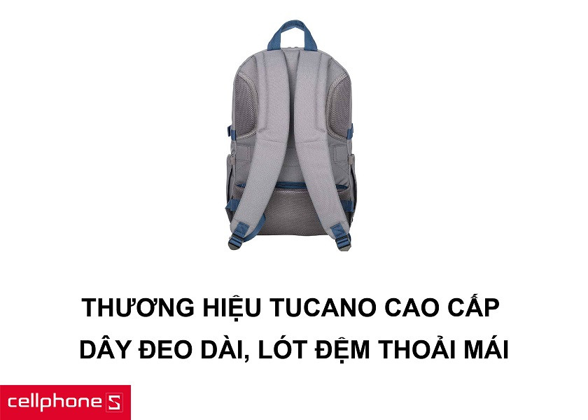 Thương hiệu Tucano cao cấp, chất lượng cùng với độ dài dây đeo thoải mái