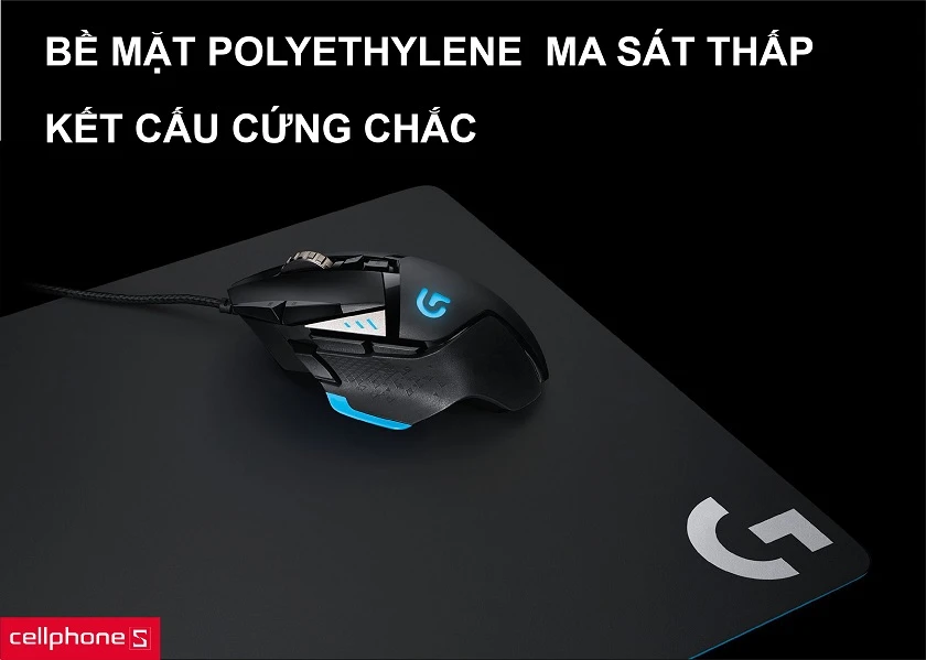 Bề mặt polyethylene cho ma sát thấp cùng kết cấu bề mặt cứng chắc