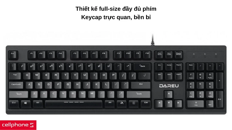 Bàn phím có dây DareU LK135 