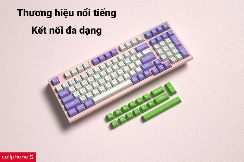 Bàn phím cơ không dây Flesport Fl980SAM Sam Cerci