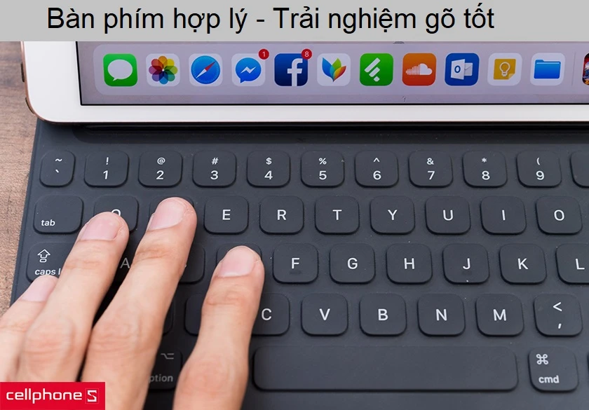 Các phím lớn dễ dàng thao tác cùng cảm giác bấm phím tốt