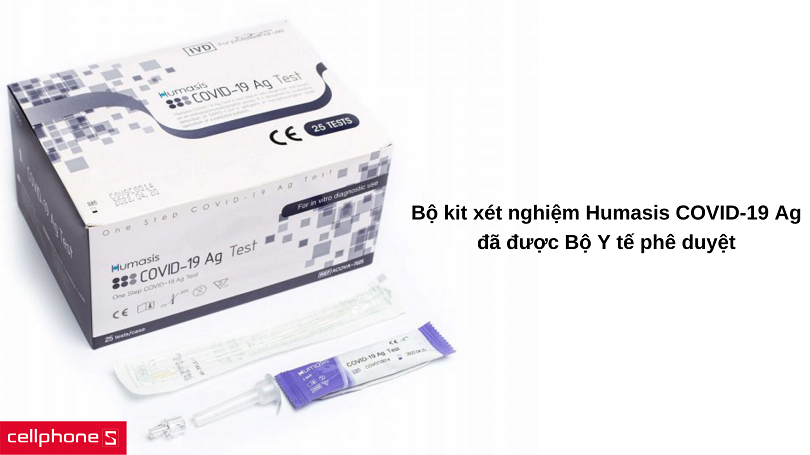 Bộ kit test Humasis COVID-19 Ag - Xét nghiệm SARS CoV-2 trong 15 phút
