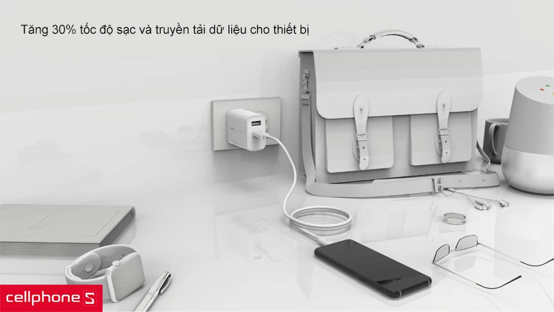 Đánh giá tốc độ truyền tải Cáp Type-C to Type-C Feeltek 1.2m
