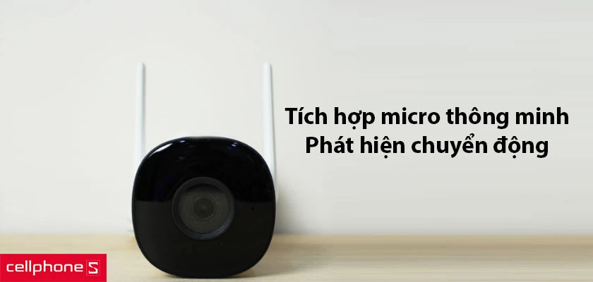 Tích hợp micro thông minh và phát hiện chuyển động