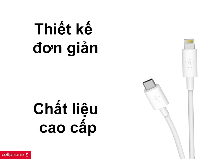Thiết kế đơn giản, chất liệu cao cấp