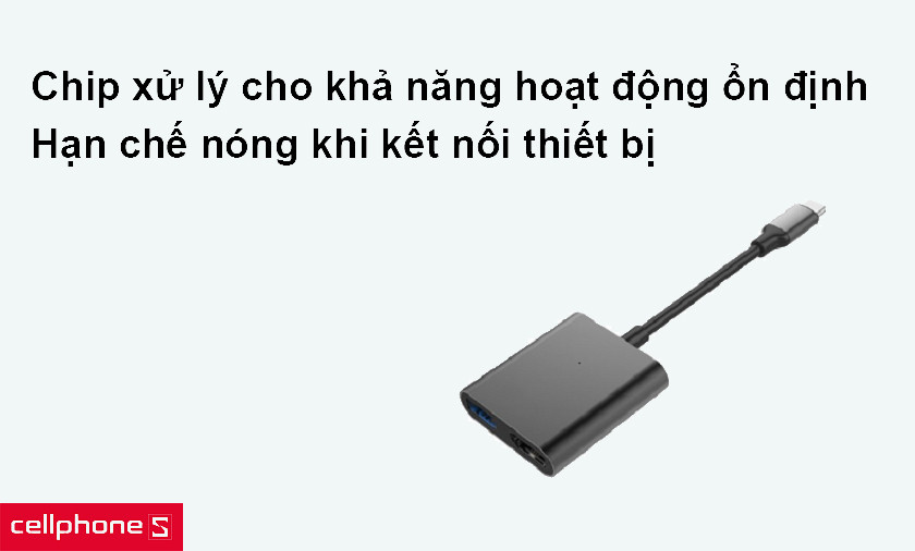 Hỗ trợ nhiều cổng kết nối thông dụng như HDMI, USB C