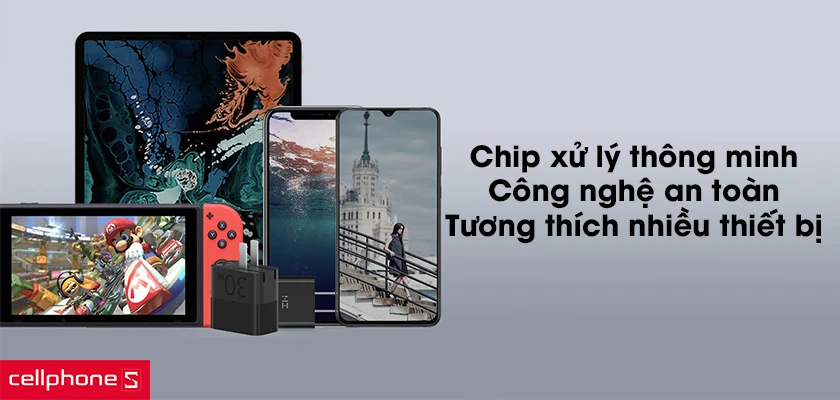 Trang bị công nghệ an toàn, tương thích nhiều thiết bị