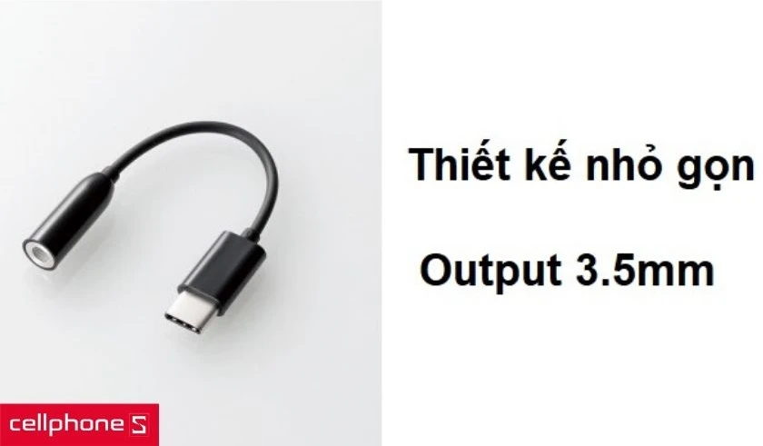 Thiết khế nhỏ gọn, tiện lợi cho người dùng khi mang theo