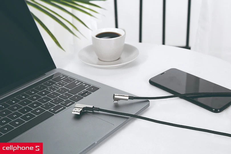 Dây sạc chuẩn MFi, tương thích với sản phẩm của Apple