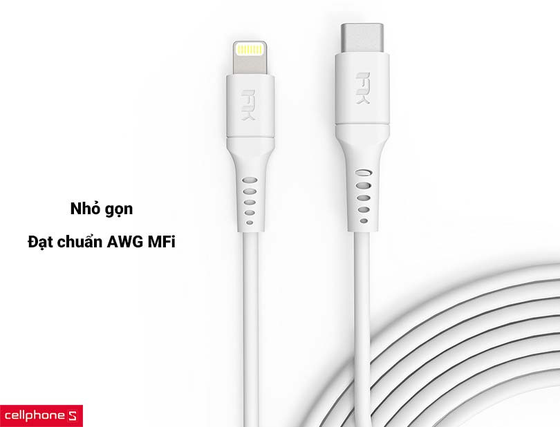 Thiết bị nhỏ gọn, đạt chứng nhận tiêu chuẩn AWG MFi