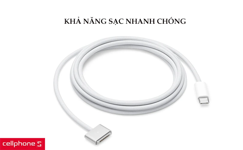 Cáp USB-C to Magsafe 3 dài 2m (MLYV3ZA/A)