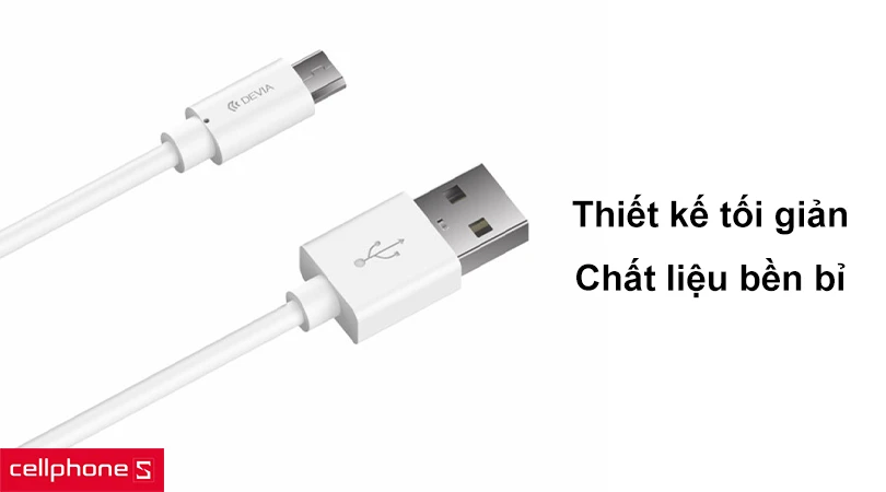 Đánh giá thiết kế Cáp USB-A to Micro USB Kintone Series 1M