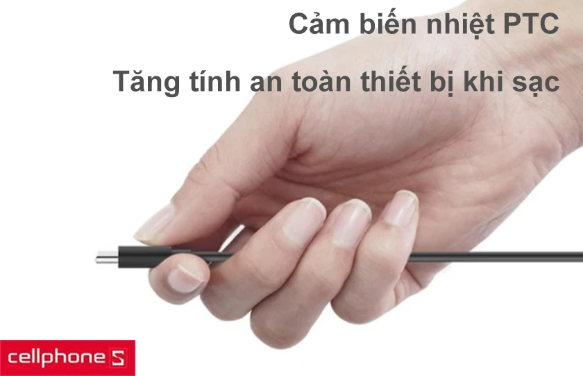Sạc pin cho thiết bị an toàn hơn với cảm biến PTC tích hợp