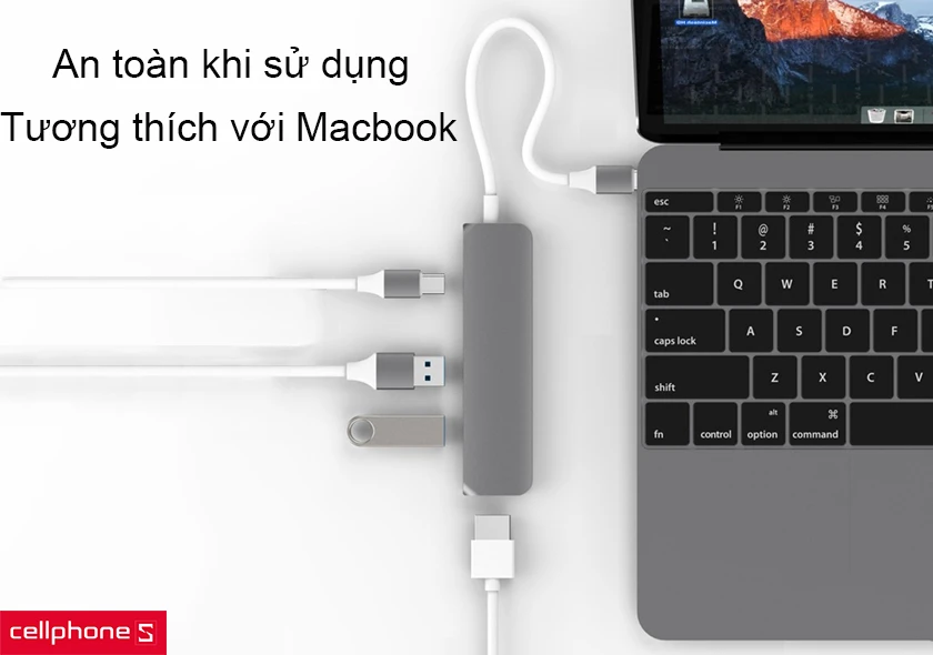 An toàn khi sử dụng, tương thích tốt với Macbook