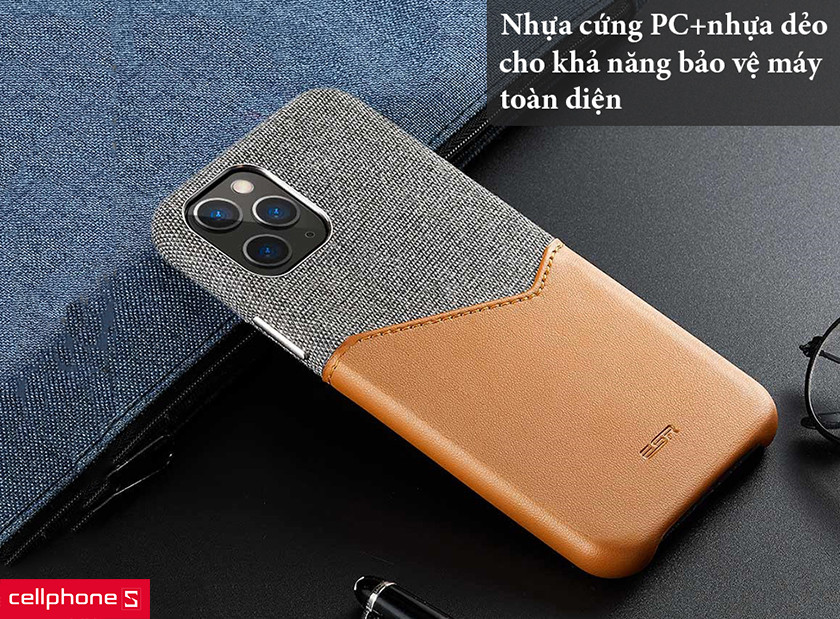 Khả năng bảo vệ toàn diện bởi chất liệu khung nhựa cứng PC và khung viền nhựa dẻo