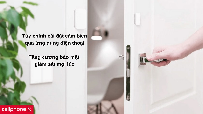 Tùy chỉnh cài đặt qua ứng dụng di động, dễ dàng kiểm soát an ninh trong nhà