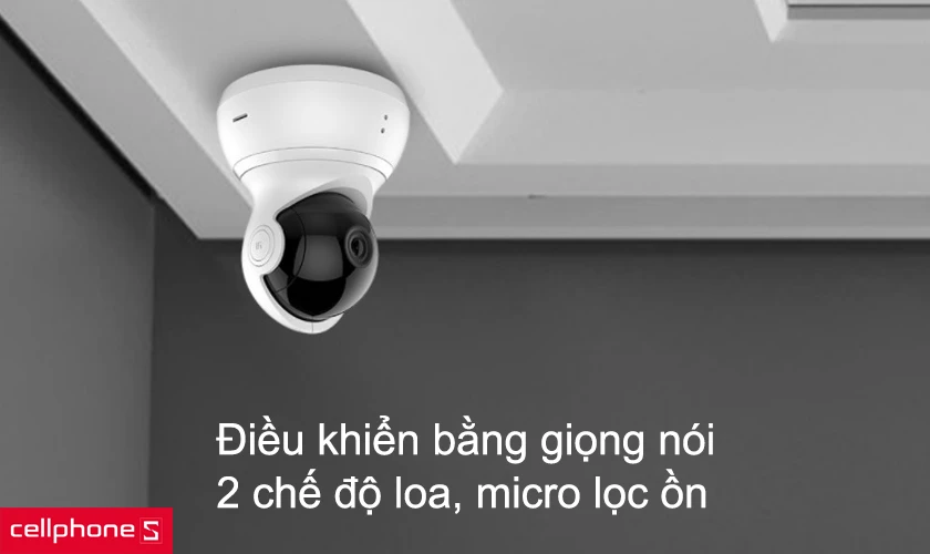 Điều khiển bằng giọng nói, 2 chế độ loa, micro lọc ồn