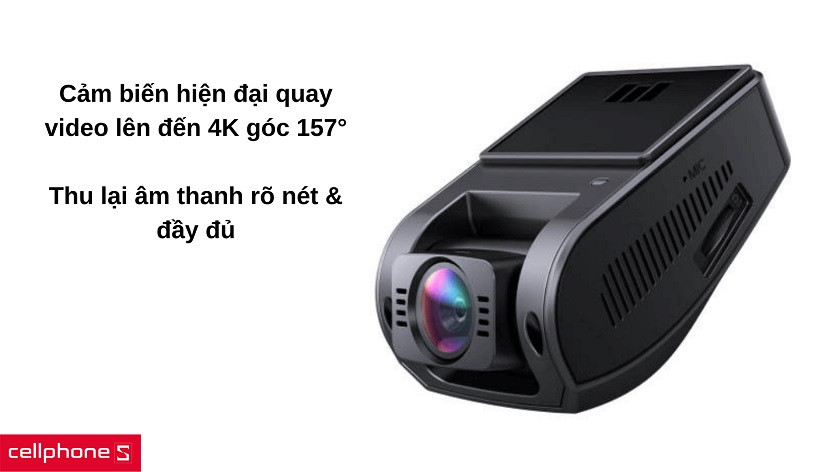 Cảm biến góc rộng thu lại hình ảnh 4K sắc nét