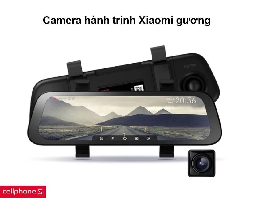 Camera hành trình Xiaomi gương