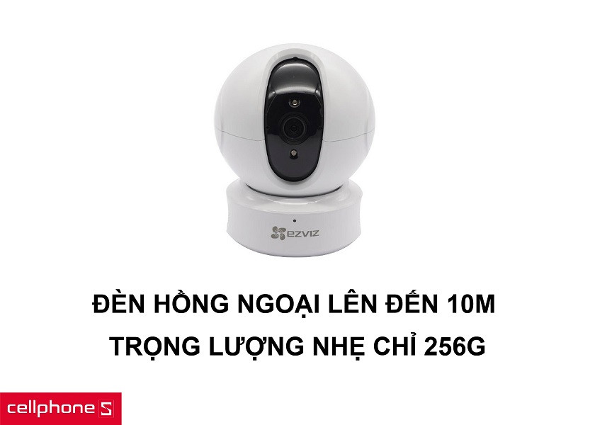 Hồng ngoại lên đến 10m đi kèm với kích thước, trọng lượng cân đối