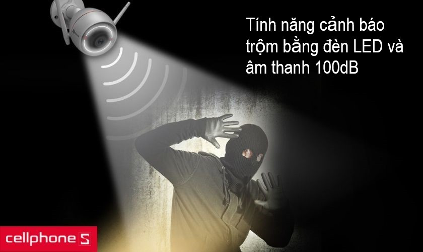 EZVIZ C3W có cơ chế phát hiện những cử động lạ