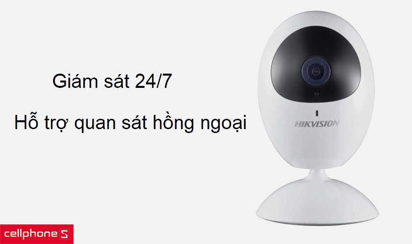 Tính năng quan sát hồng ngoại ban đêm hỗ trợ giám sát ngày đêm 24/7