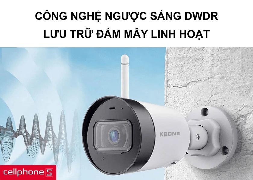 Quan sát ngược sáng với công nghệ DWDR cùng khả năng lưu trữ linh hoạt