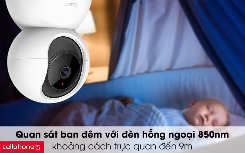 Độ phân giải FullHD, hỗ trợ đèn hồng ngoại 850 nm