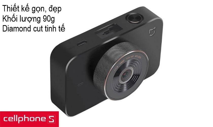 Thiết kế gọn gàng, khối lượng nhẹ chỉ 90g