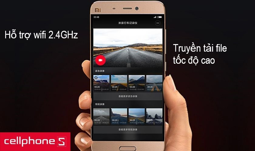 khả năng kết nối dễ dàng khi hỗ trợ wifi 2.4GHz