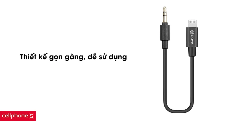 Jack Cắm Lightning Boya BY-K1 