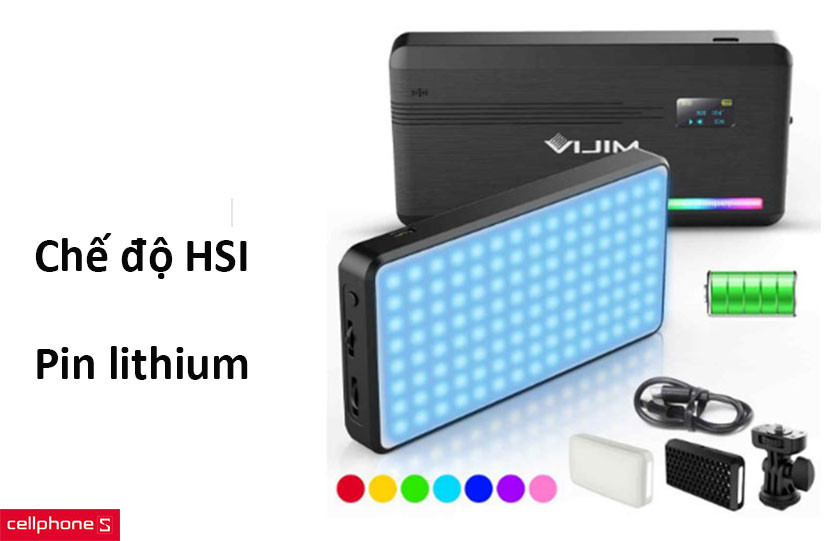 Đèn led hỗ trợ quay video VIJIM VL3