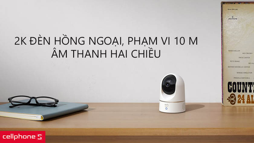Camera theo dõi 360 độ, hỗ trợ ban đêm