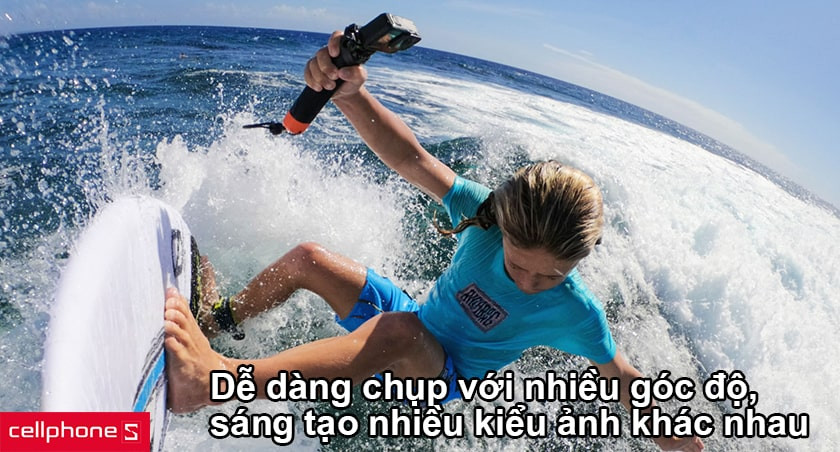 Phao nổi cầm tay GoPro – Nổi và an toàn