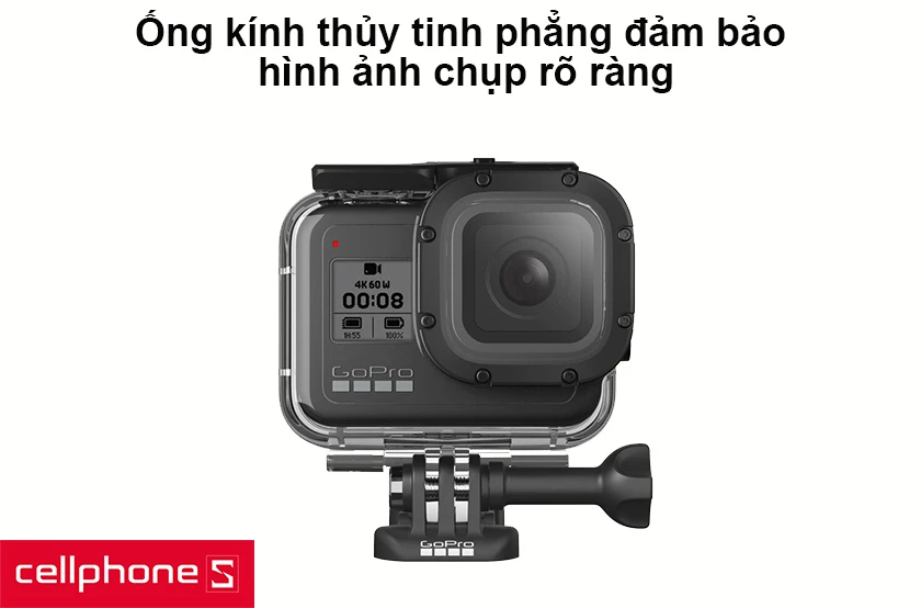 Ống kính thủy tinh phẳng đảm bảo hình ảnh chụp rõ ràng