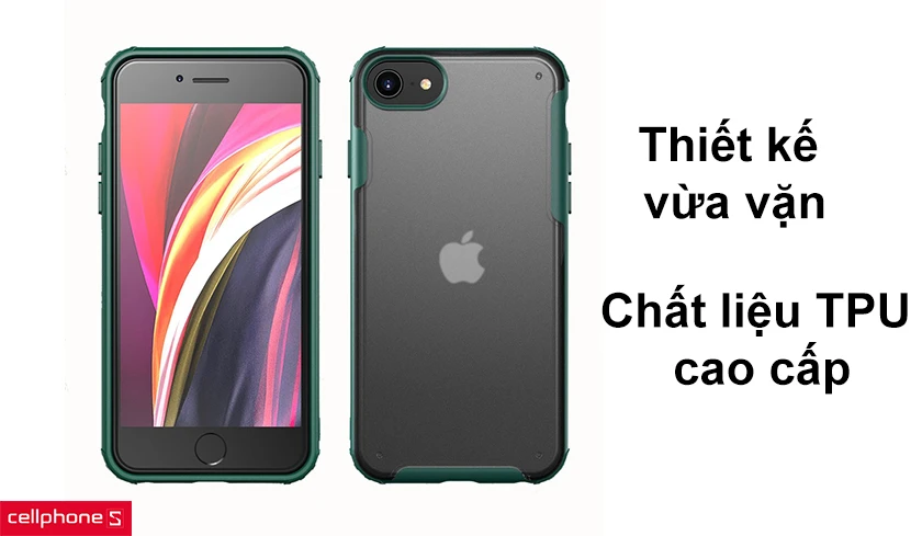 Thiết kế vừa vặn, chất liệu TPU cao cấp