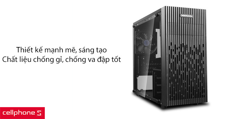 Thiết kế gọn nhẹ, vẻ ngoài mạnh mẽ