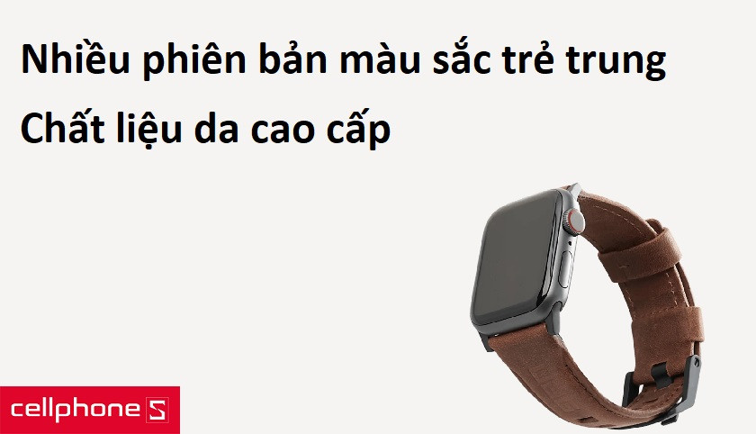 Chất liệu da cao cấp, nhiều phiên bản màu sắc trẻ trung